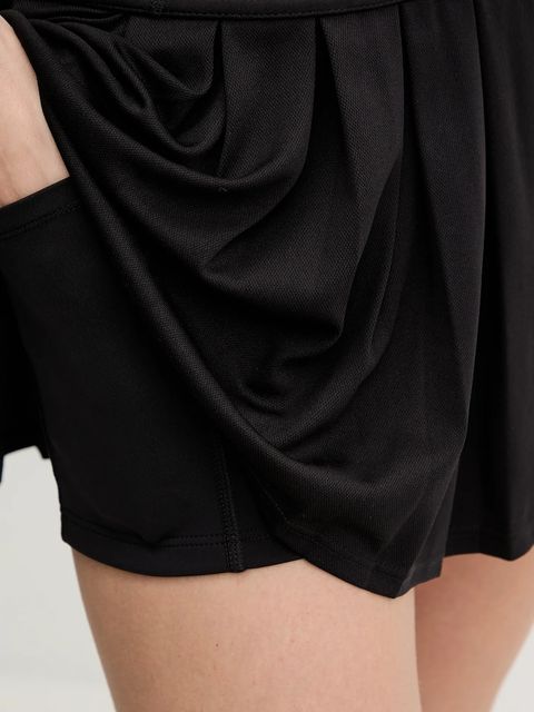 Dkny spódnica kolor czarny mini rozkloszowana DP6K1012