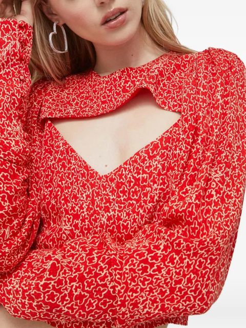 ROTATE BIRGER CHRISTENSEN long-sleeves top - Red