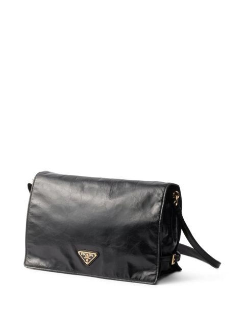 Prada medium leather shoulder bag - Black - zdjęcie produktu nr 2