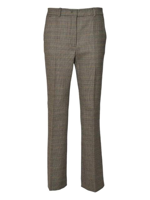 Weekend Max Mara wool straight-leg trousers - Brown - zdjęcie produktu nr 1