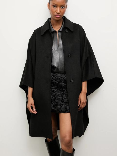 Answear.LAB płaszcz wełniany kolor czarny