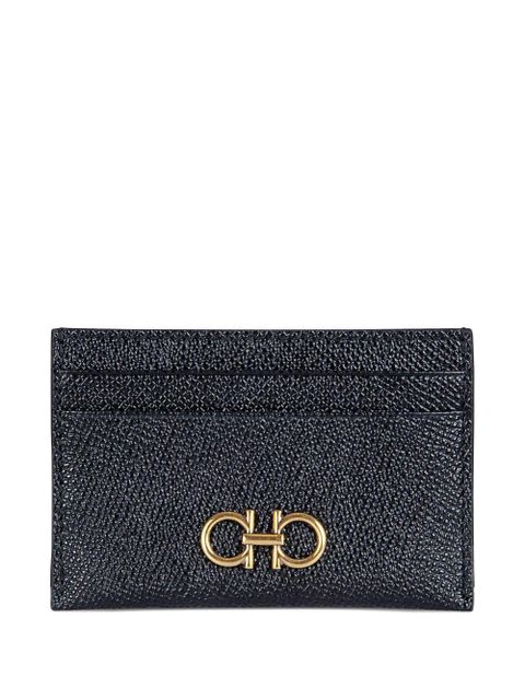 Ferragamo Gancini cardholder - Black - zdjęcie produktu nr 1