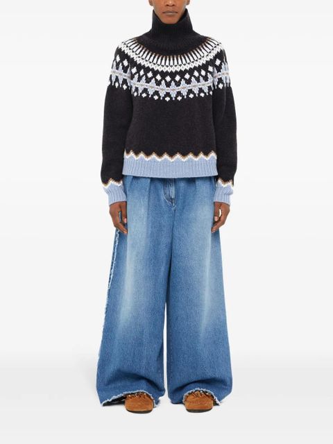 Alanui Sweet Winter jumper - Blue - zdjęcie produktu nr 2