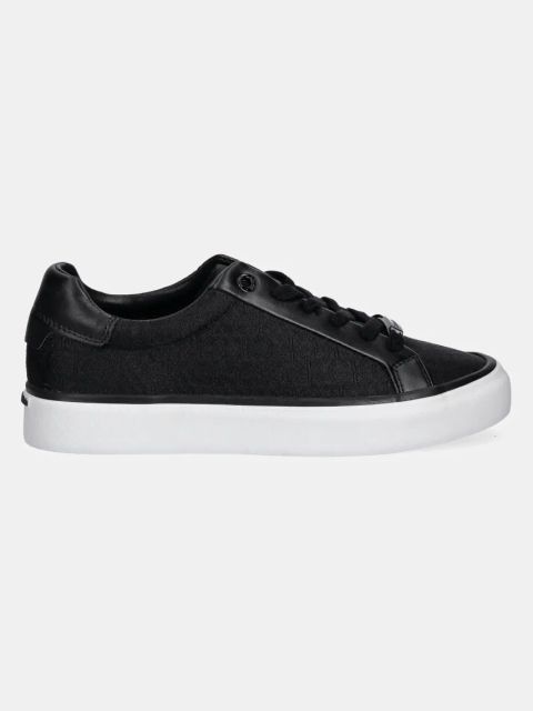 Calvin Klein sneakersy VULC LACE UP - JACQ damskie kolor czarny HW0HW02412