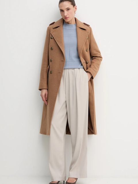 Barbour płaszcz COTTESMORE kolor brązowy LWO0254