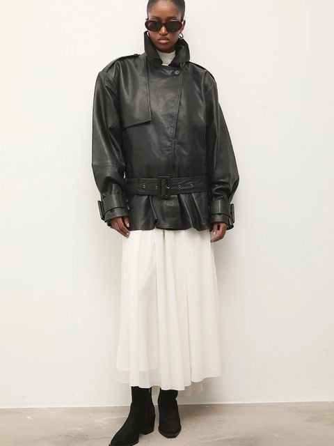 Answear.LAB botki zamszowe kolor czarny na słupku lekko ocieplone