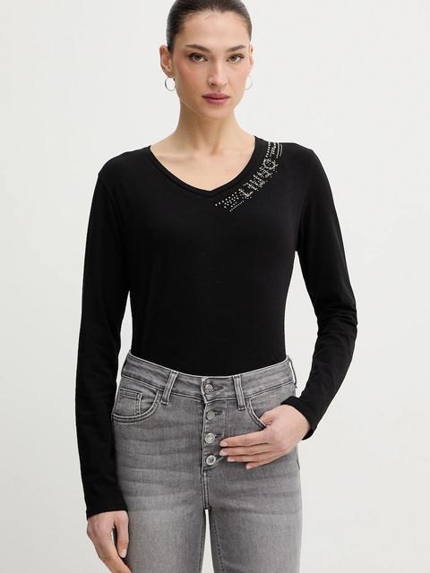 Liu Jo longsleeve kolor czarny TA6053 JS003 - zdjęcie produktu nr 1