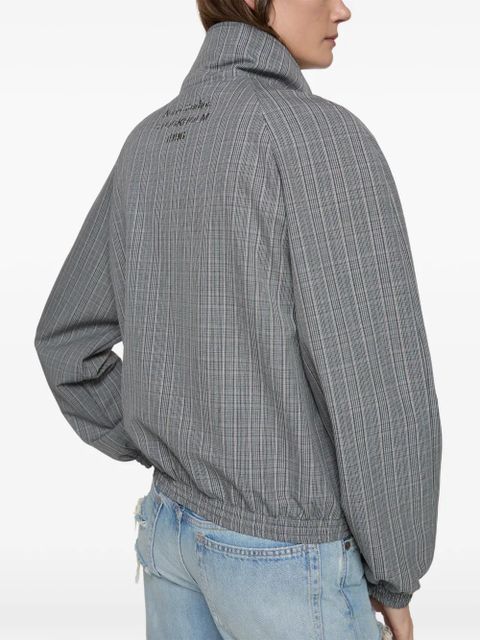 Acne Studios plaid zip jacket - Grey