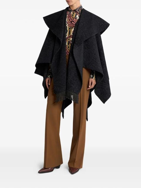 ETRO belt-loops trousers - Brown