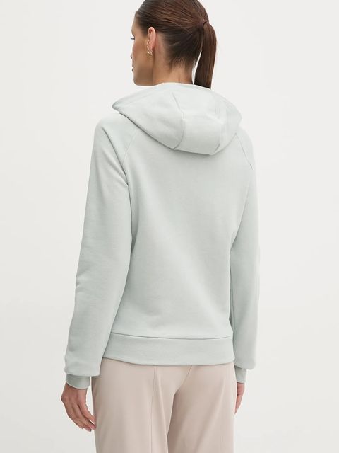 Helly Hansen bluza damska kolor zielony z kapturem z aplikacją 54239