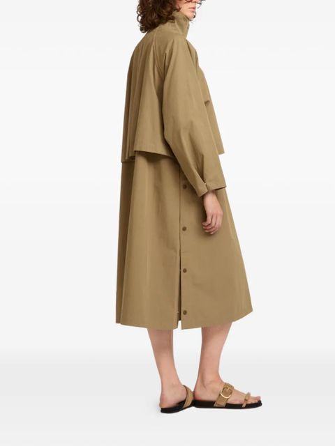 Yves Salomon oversized cotton coat - Brown - zdjęcie produktu nr 2