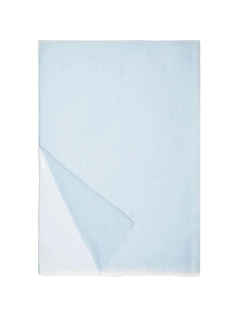 Loro Piana Unique Stole fringed scarf - Blue - zdjęcie produktu nr 1