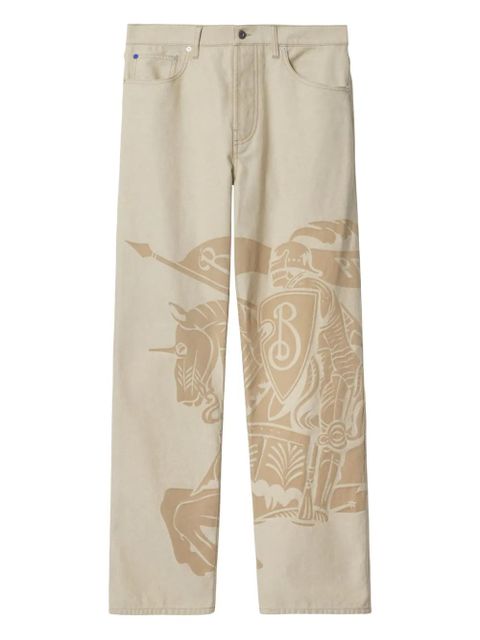 Burberry Equestrian Knight jeans - Neutrals - zdjęcie produktu nr 2