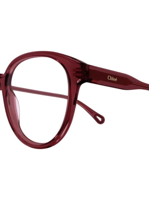 Chloé Eyewear round-frame glasses - Red