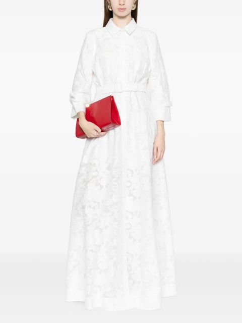 Simkhai floral belted maxi dress - White - zdjęcie produktu nr 2