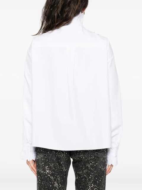 Coperni ruffled pleated shirt - White - zdjęcie produktu nr 2