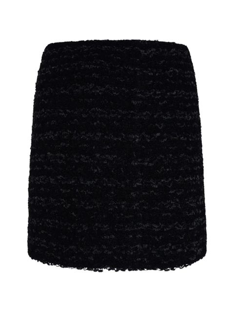 Balmain tweed mini skirt - Black