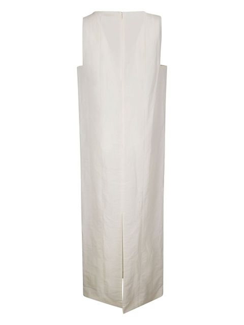 KHAITE Boat-neck dress - Neutrals