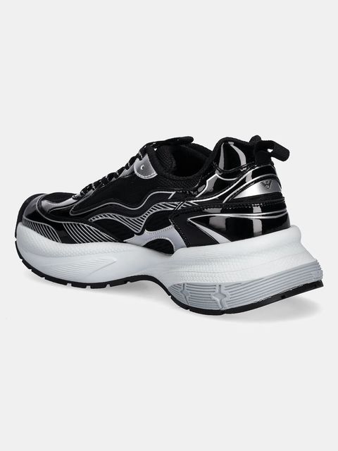 Emporio Armani sneakersy damskie kolor czarny EW003056 AF19766 MC372