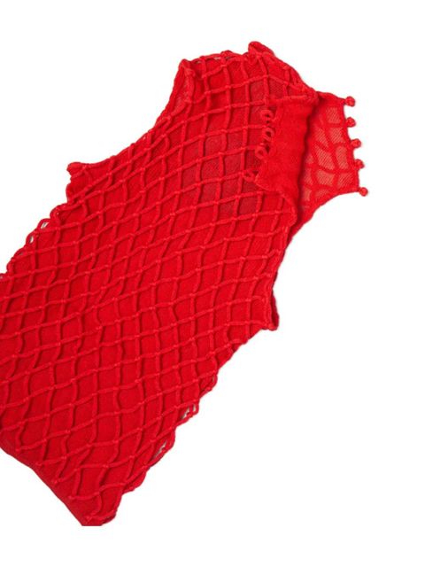 Isa Boulder Macramist top - Red