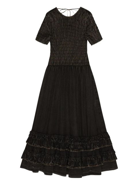 GANNI jersey maxi dress - Black - zdjęcie produktu nr 1