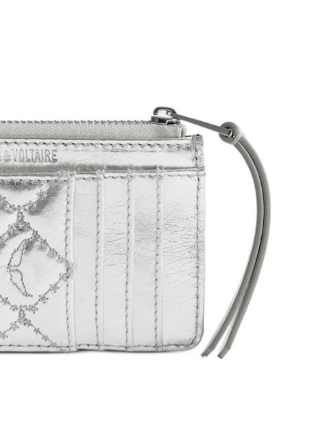 Zadig&Voltaire diamond-pattern wallet - Silver - zdjęcie produktu nr 2