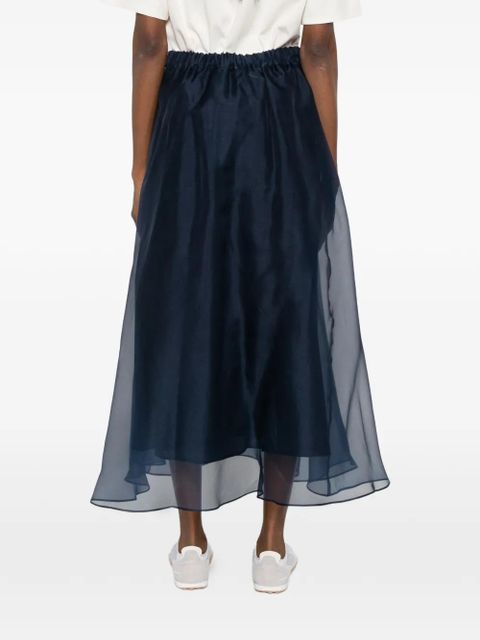 Weekend Max Mara elasticated-waist midi skirt - Blue