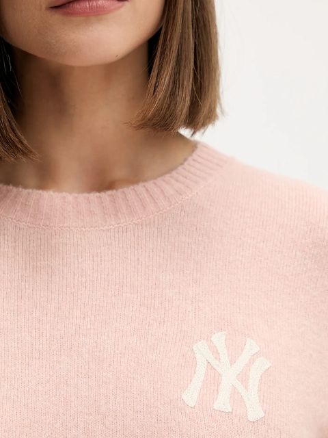 New Era sweter z domieszką wełny damski kolor pomarańczowy lekki 60684501 - zdjęcie produktu nr 2