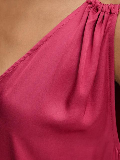 Answear.LAB sukienka kolor bordowy midi prosta