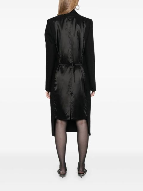 Prada virgin wool coat - Black