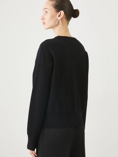 Medicine sweter damski kolor czarny lekki