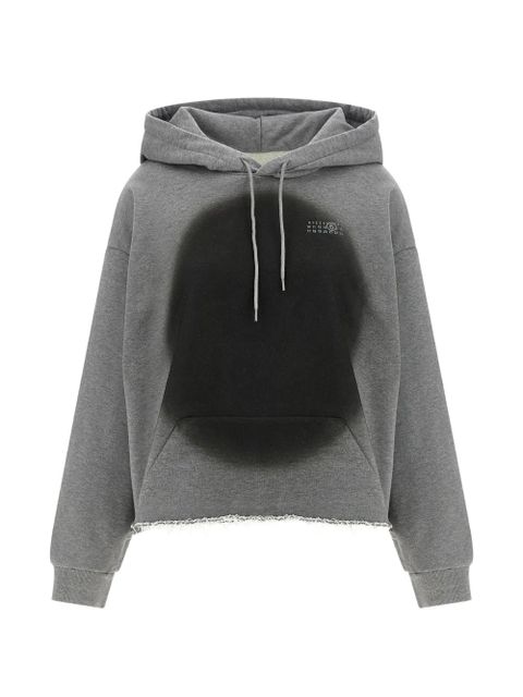 MM6 Maison Margiela printed hoodie - Grey - zdjęcie produktu nr 1