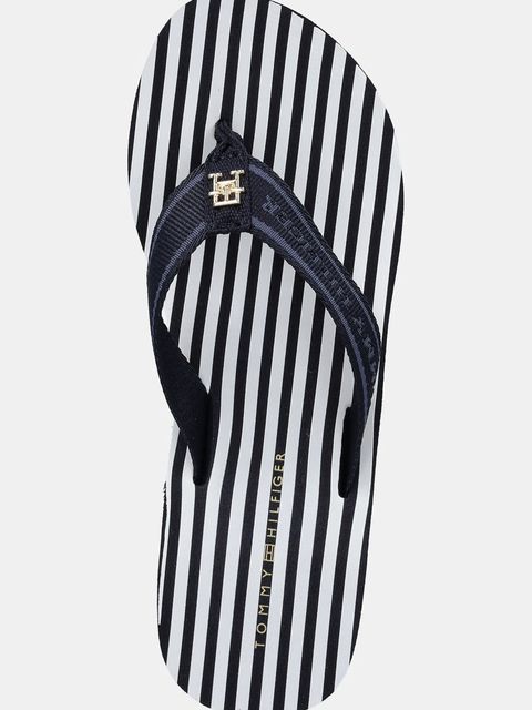 Tommy Hilfiger japonki TH STRIPES WEDGE BEACH SANDAL