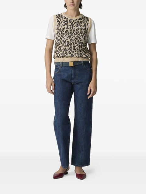 Missoni animal-print sleeveless vest - Neutrals - zdjęcie produktu nr 2