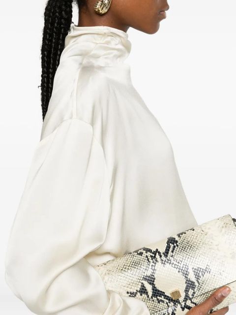 TOTEME high-neck blouse - Neutrals