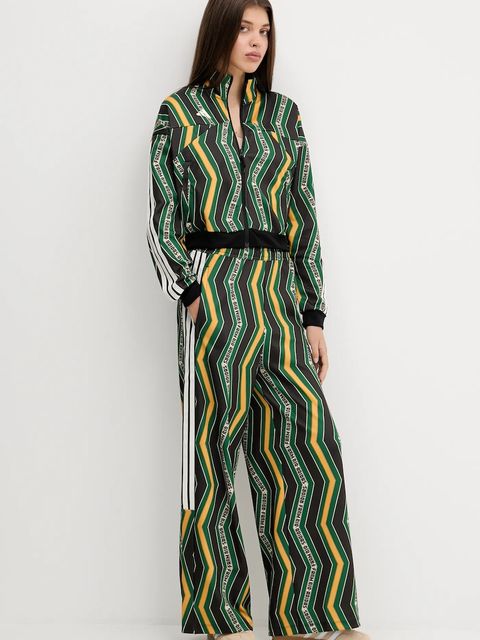 adidas bluza x Farm Rio damska kolor czarny wzorzysta JL8618 - zdjęcie produktu nr 2