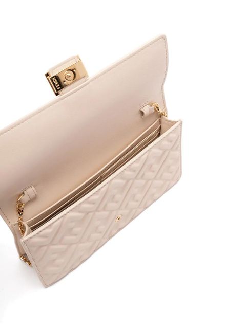 FENDI Wallet On Chain Baguette clutch bag - White - zdjęcie produktu nr 2