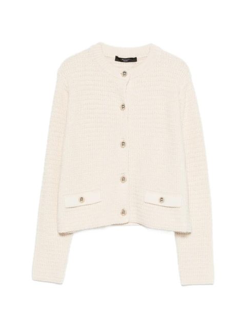 Weekend Max Mara front-pocket buttoned cardigan - Neutrals - zdjęcie produktu nr 1