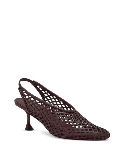 Proenza Schouler Tee perforated slingback pumps - Brown - zdjęcie produktu nr 2