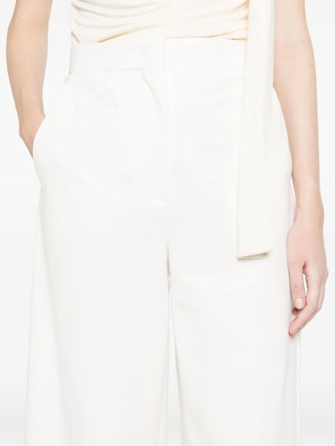 Max Mara wide-leg palazzo pant - White
