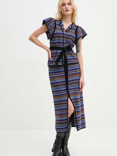 BA&SH spódnica z domieszką wełny - zdjęcie produktu nr 2