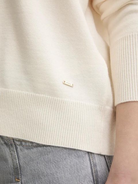 Morgan sweter MBALLON damski kolor beżowy lekki MBALLON