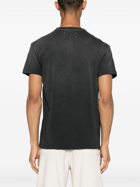 Maison Margiela Reverse logo-print cotton T-shirt - Black