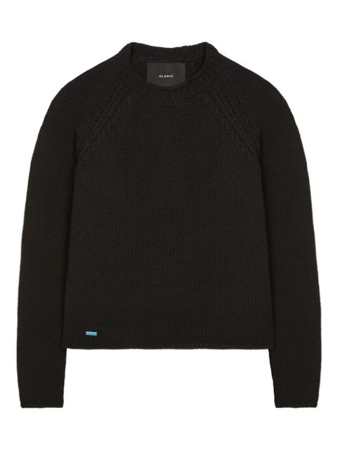 Alanui finest crew-neck sweater - Black - zdjęcie produktu nr 1