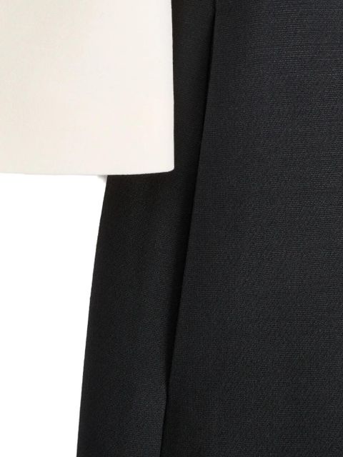 Valentino Garavani crepe couture midi dress - Black