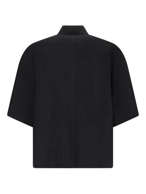Max Mara short-sleeve cashmere cape - Black - zdjęcie produktu nr 2
