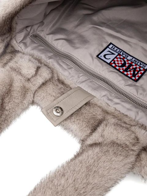 MC2 Saint Barth faux-fur tote bag - Grey