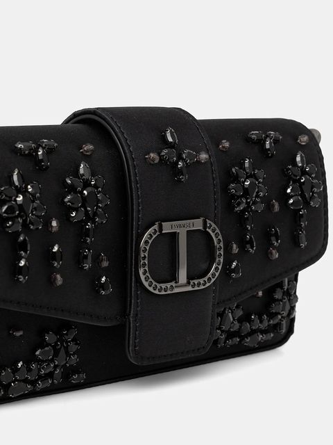 Twinset torebka kolor czarny 252TD8380