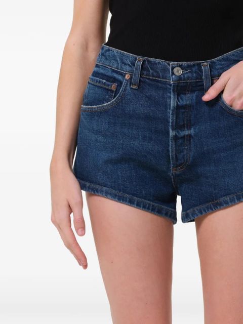 AGOLDE Duster denim shorts - Blue