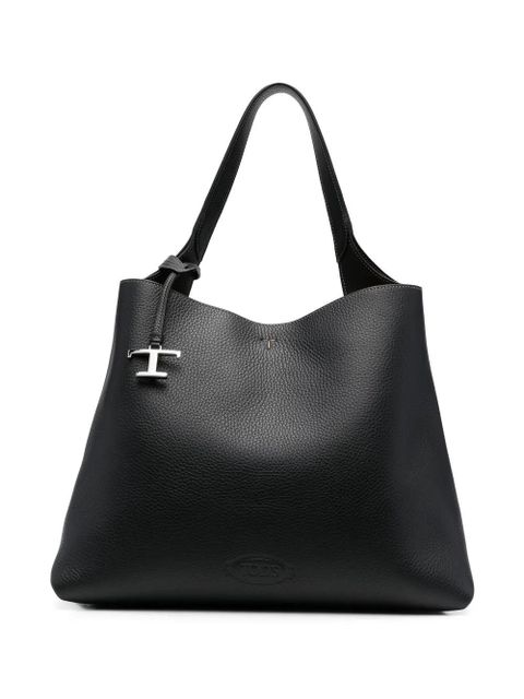 Tod's T-plaque tote bag - Black - zdjęcie produktu nr 1
